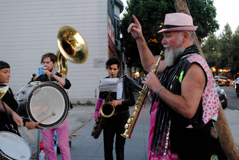 Brass Liberation Orchestra has over 20 members of all ages.  