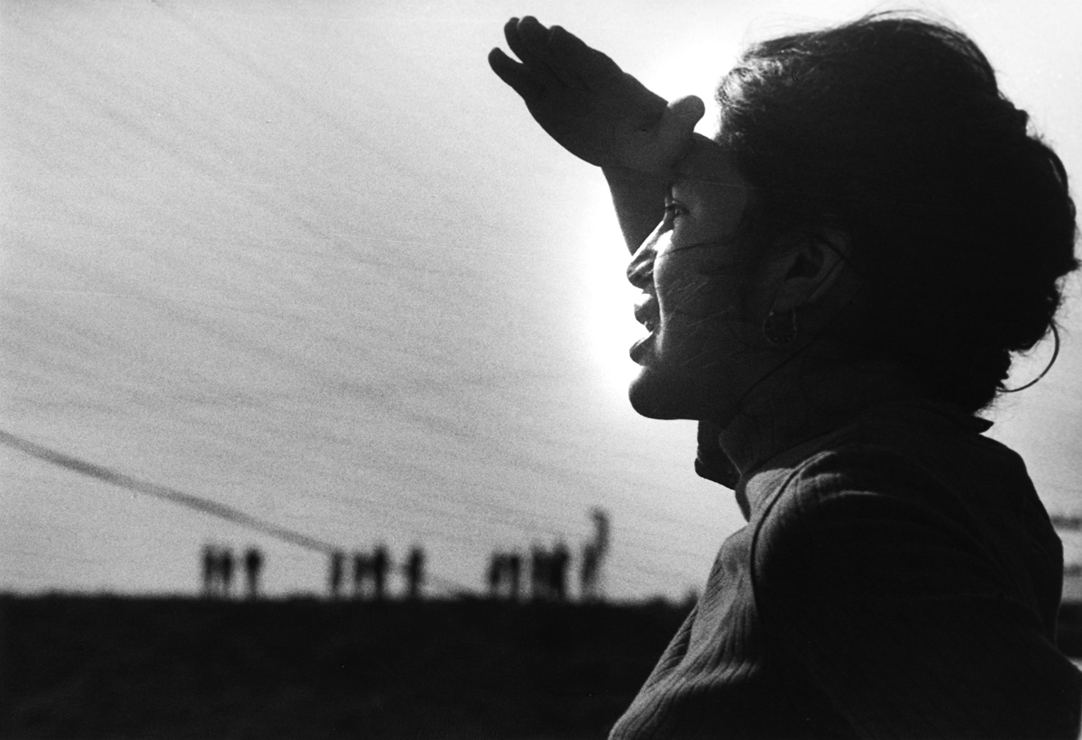 Dolores Huerta at the Delano Strike in 1966.