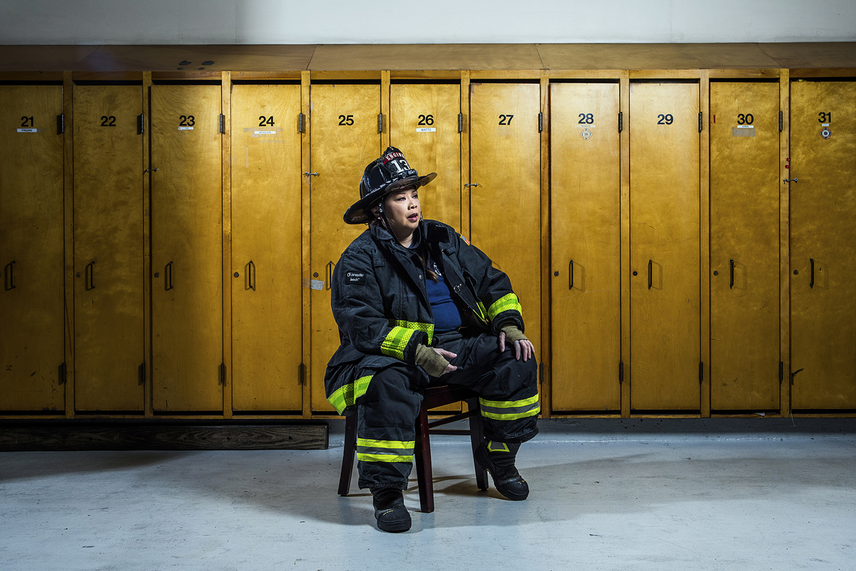 Christie Hemm Klok, 'Willa Ortega - Firefighter, 24 years.'