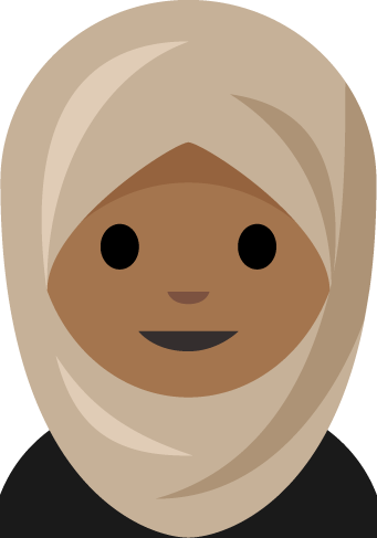 Aphee Messer has designed numerous emoji. She created this one of a girl in a hijab on behalf of a 15-year-old from Germany who realized there wasn't one.