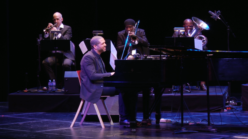 Jason Moran performing 'In My Mind: Monk At Town Hall, 1959' at the Kennedy Center in 2015.