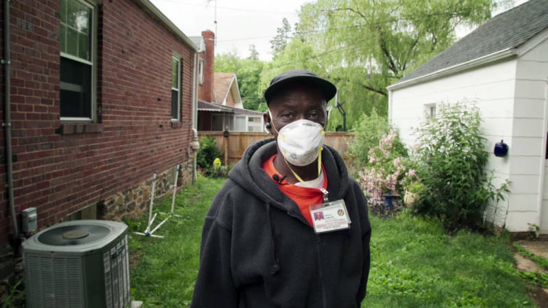 Baltimore resident Harold Edmond in Theo Anthony's 'Rat Film'