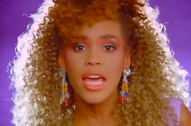Whitney Houston in the video for 'I Wanna Dance With Somebody.'