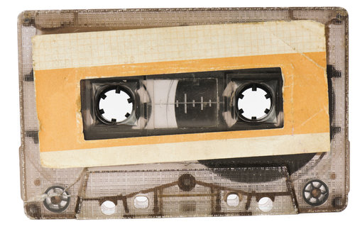 Audio cassette.