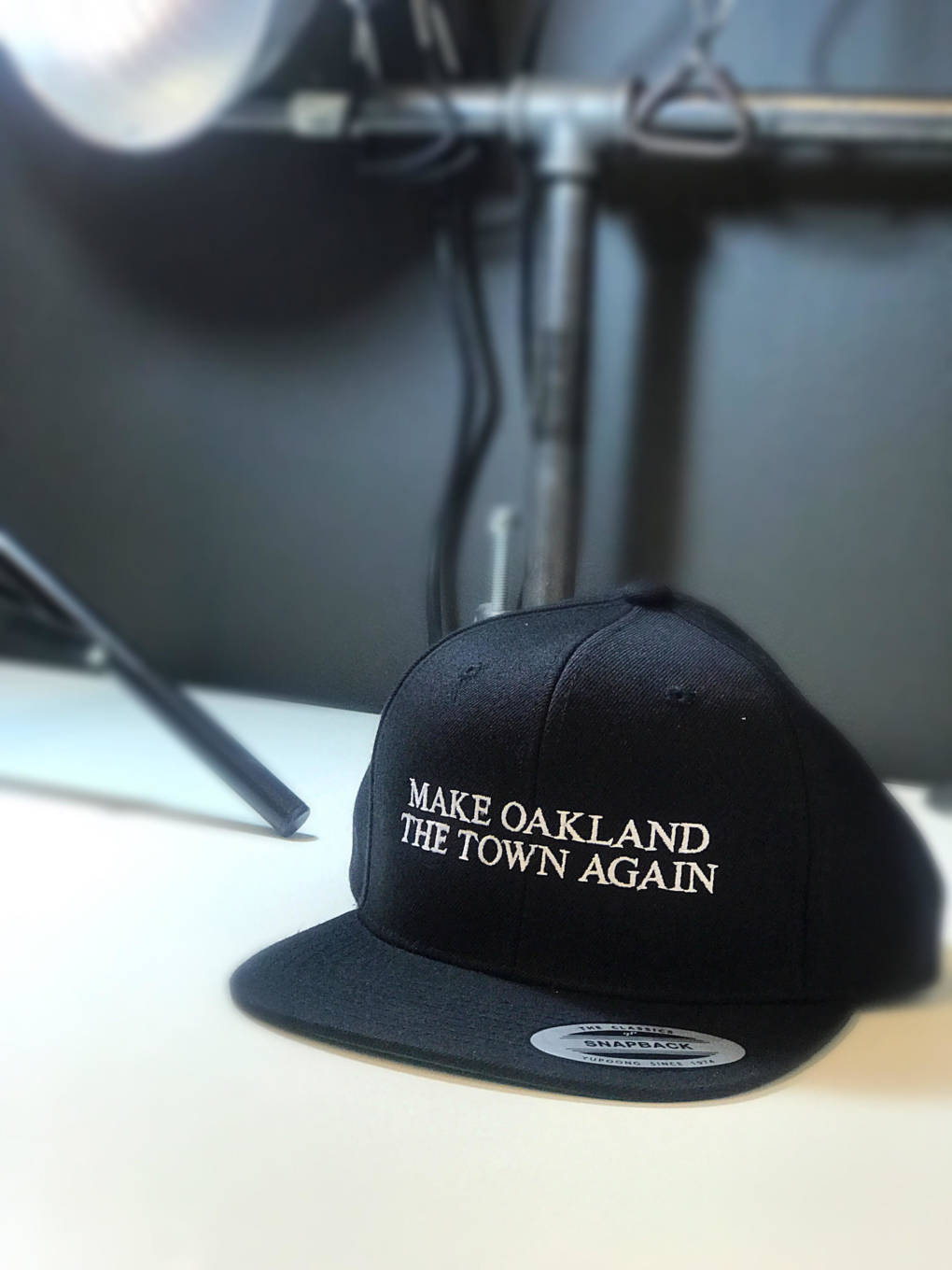 I Am The Town's 'Make Oakland The Town Again' hat.