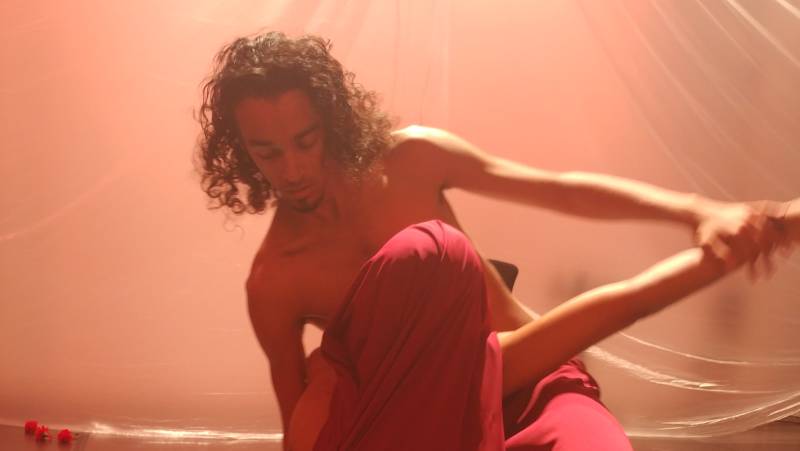 Javier Stell-Frésquez and Ivan “Ivy” Monteiro dance a strange duet in 'Mother The Verb' at CounterPulse.