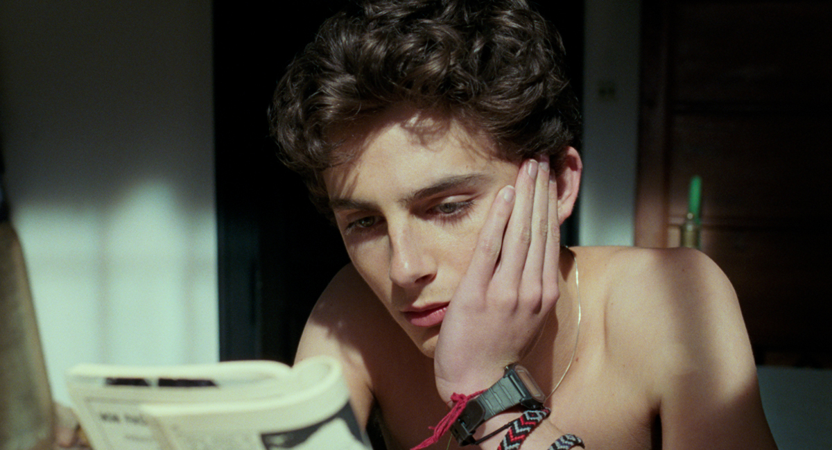 Timothée Chalamet as Elio in 'Call Me By Your Name.'