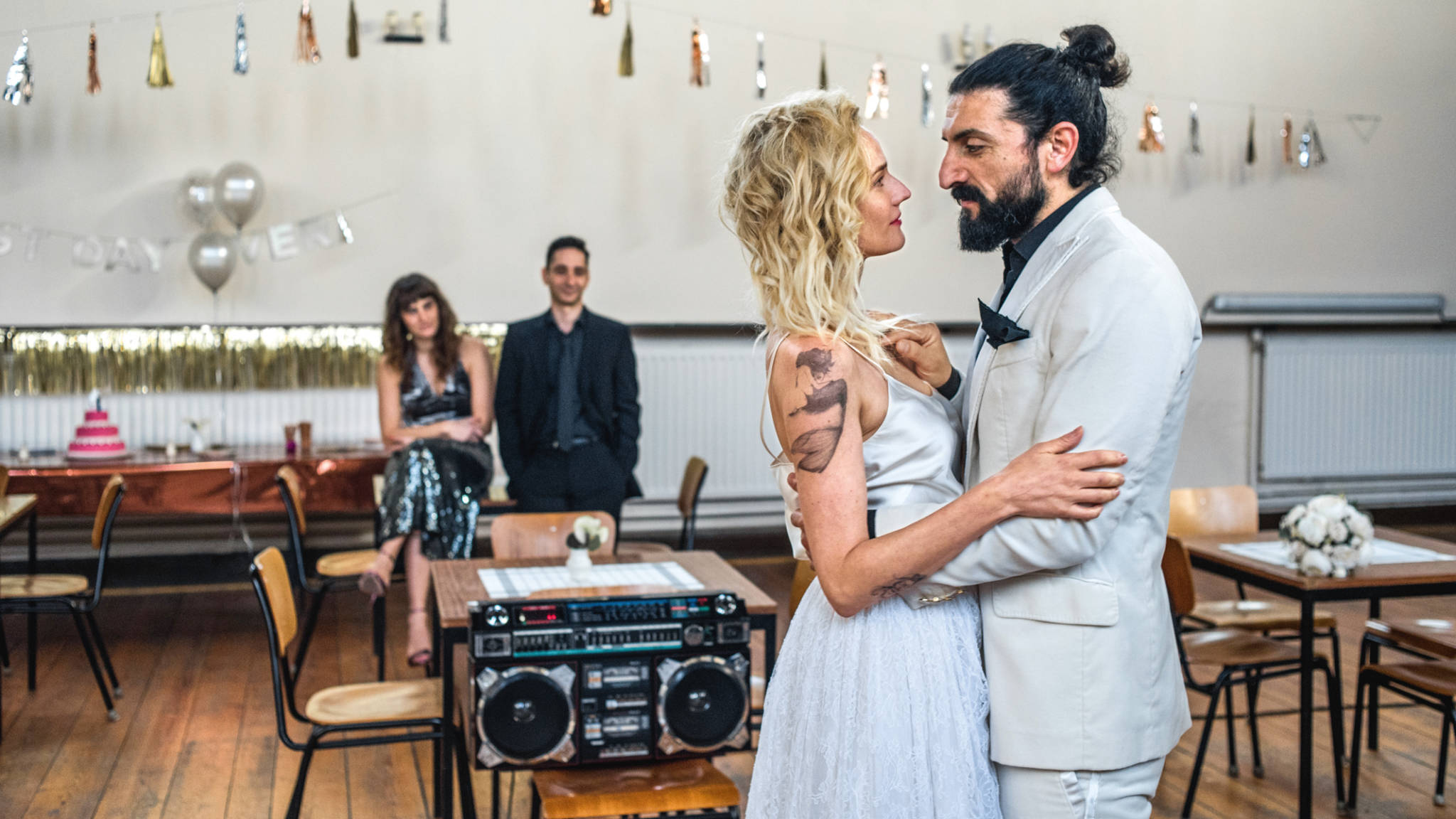 Diane Kruger, Numan Acar, Denis Moschitto and Samia Chancrin in 'In the Fade.'