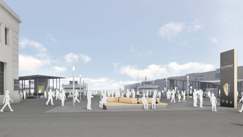 Plans for the proposed entrance to Pier 31 1/2.