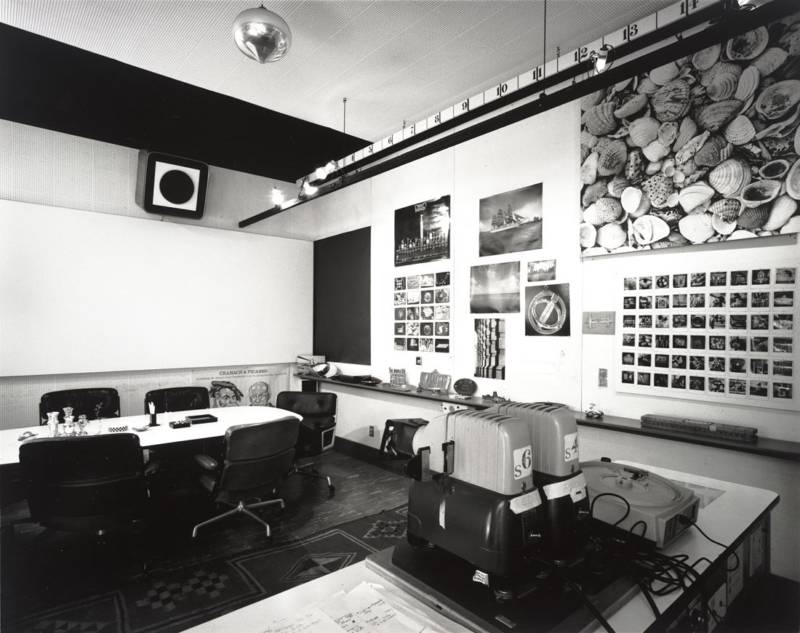 Charles and Ray Eames, Eames Office conference room, 1944–89. 