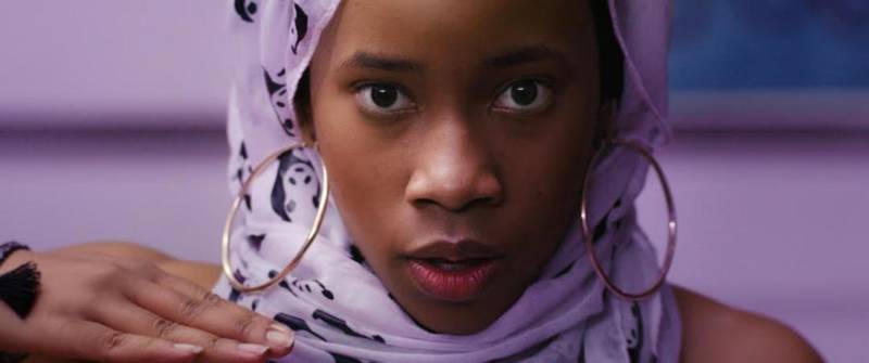 Zoe Renee plays Summer, a 'shape-shifting, pepperoni- loving, black teenage Instagram celebrity' who converts to Islam, in Nijla Mu'min's film 'Jinn.'