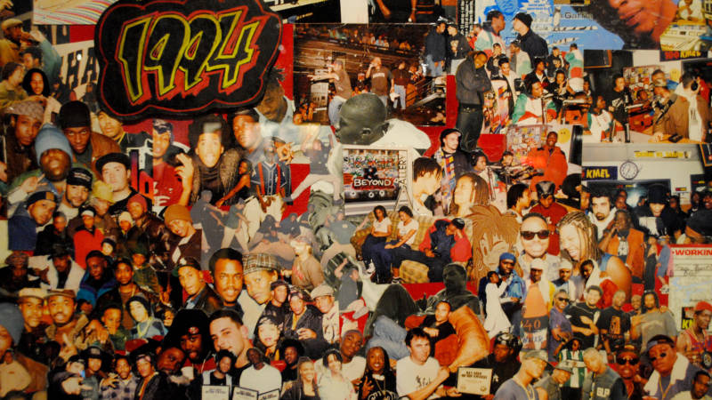 Traci Bartlow's collages of her original concert photos from the '90s. 