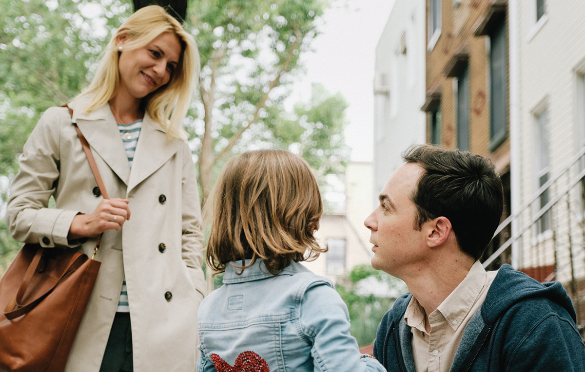 Claire Danes, Jim Parsons, and Leo James Davis appear in 'A Kid Like Jake' by Silas Howard.
