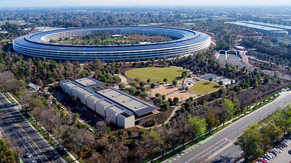 Apple Cracks Down on Drones Filming Construction of Apple Park