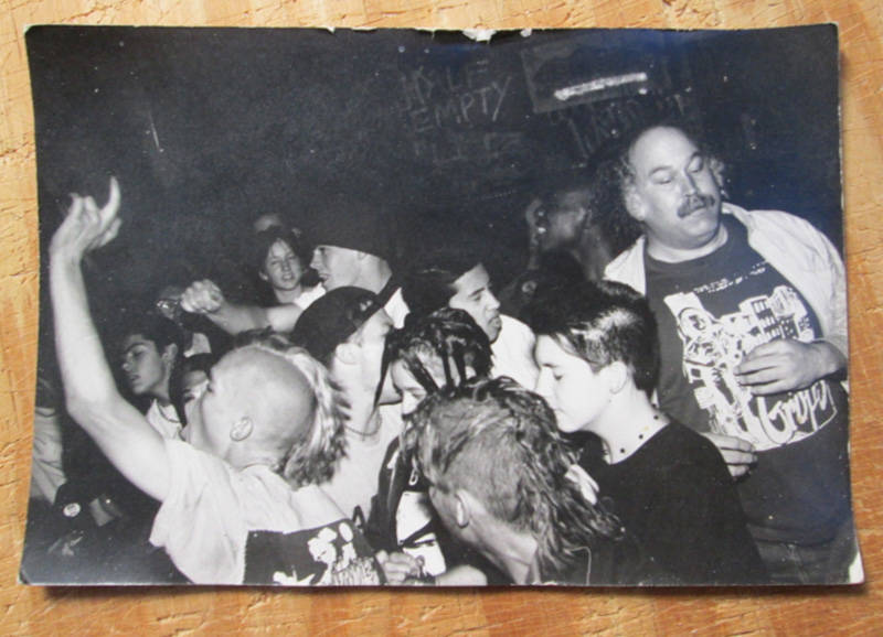 Steve Koepke at a show at 924 Gilman sometime in the '90s.