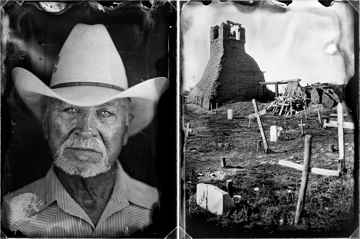 Tomas van Houtryve, 'Anastacio Bonnie Sanchez and San Geronimo church massacre site,' 2017.