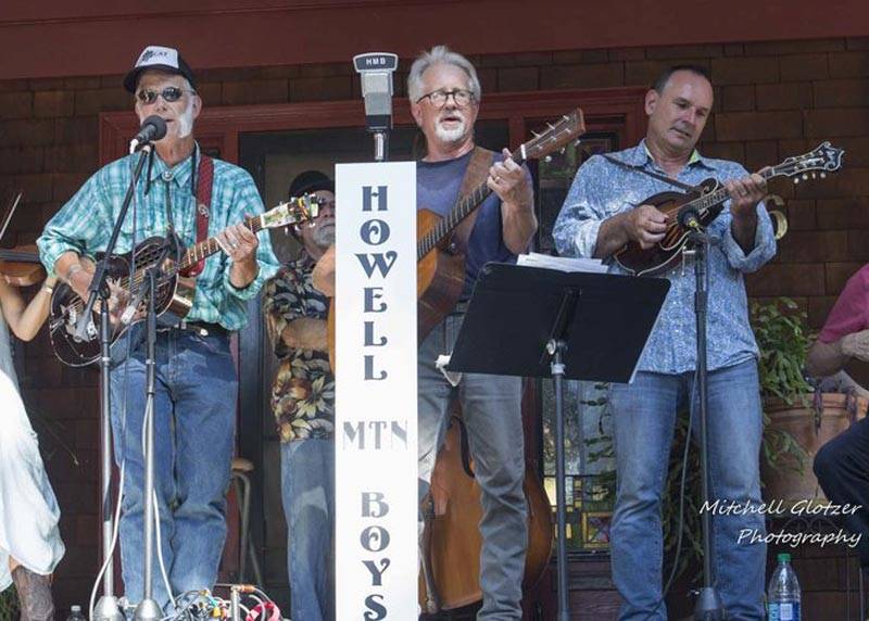 The Howell Mountain Boys perform at Napa's Porchfest.
