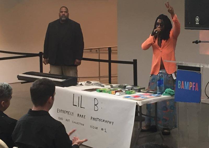Lil B appears at BAMPFA in Berkeley, May 5, 2018.