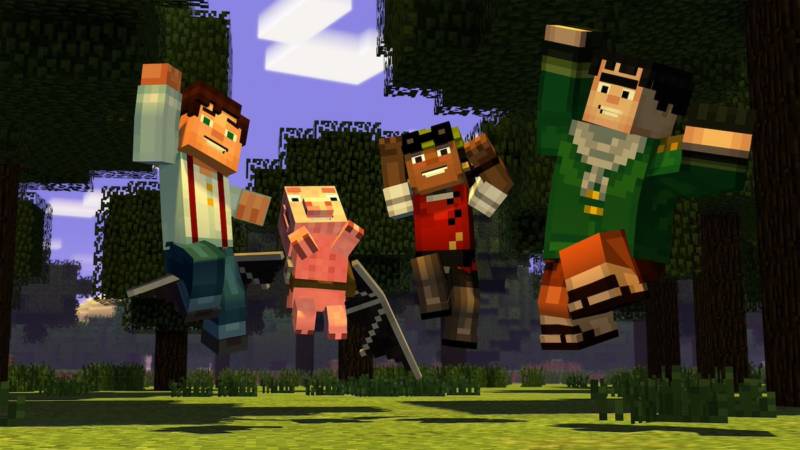 Screenshot from 'Minecraft: Story Mode'