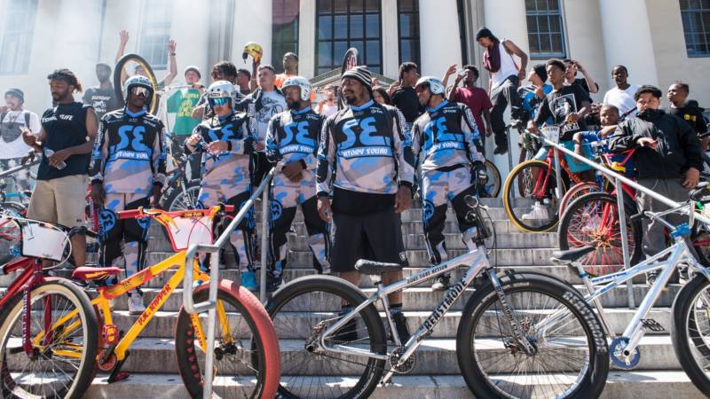 Marshawn Lynch's second 'Oakland Ride Out,' June 24, 2018.