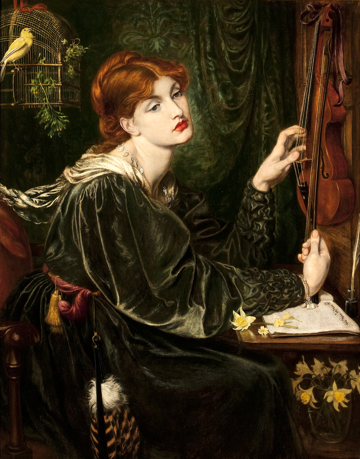 Dante Gabriel Rossetti, 'Veronica Veronese,' 1872.