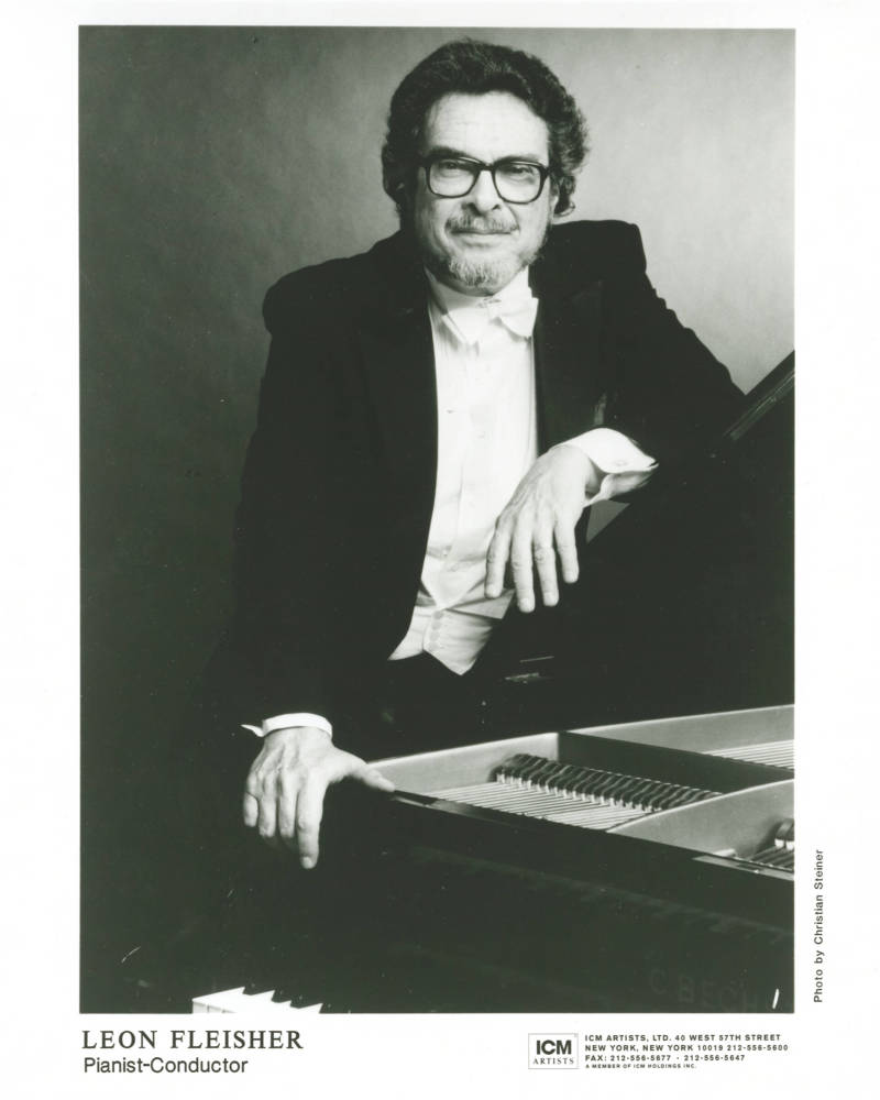 Leon Fleisher, conductor and pianist. 
