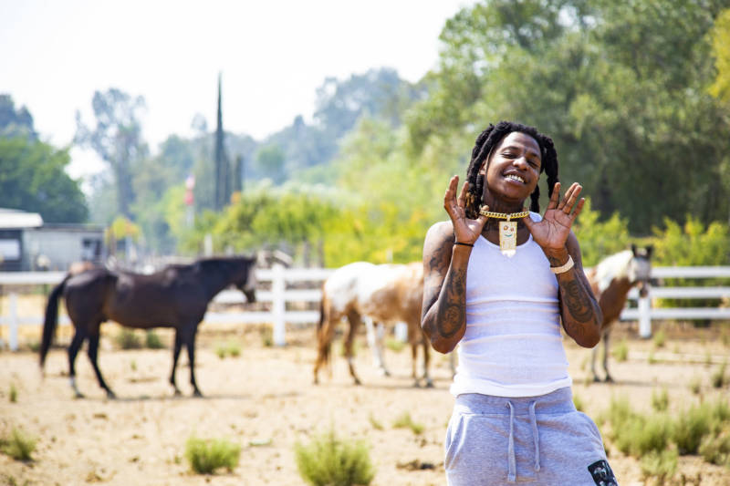 Nef the Pharaoh at his ranch in Vacaville on August 1, 2018.