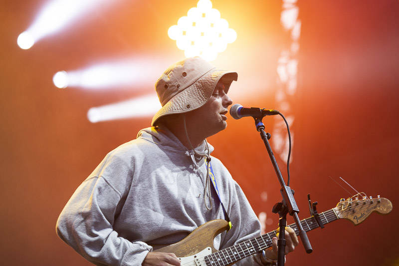 Mac DeMarco performs at the at Outside Lands music festival in San Francisco, Aug. 10, 2018.