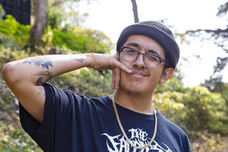 Cuco performs at the at Outside Lands music festival in San Francisco, Aug. 11, 2018.