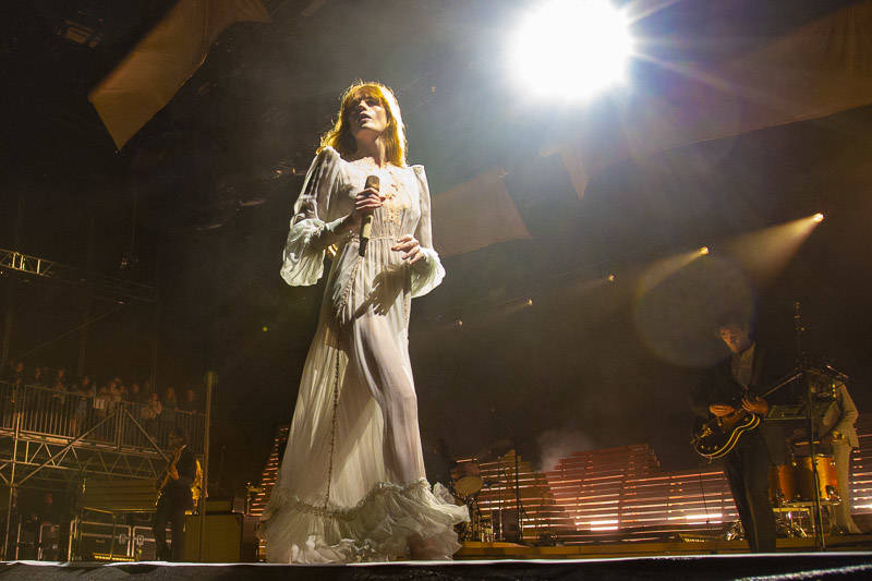 Florence and the Machine performs at the at Outside Lands music festival in San Francisco, Aug. 11, 2018.