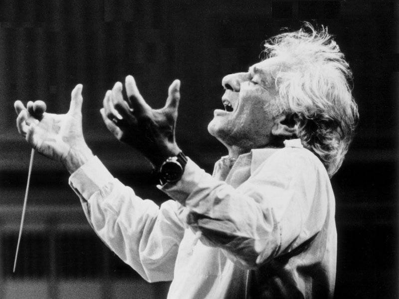 "Sometimes when you watch Bernstein conduct ... it's his own involvement and enthusiasm at that moment, his own kind of oneness with the work," archivist Barbara Haws says.