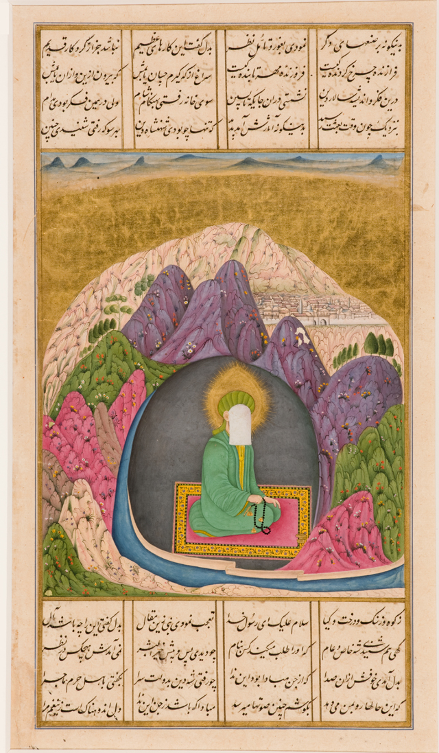 'The Prophet Muhammad in the cave of Hira,' 1720.