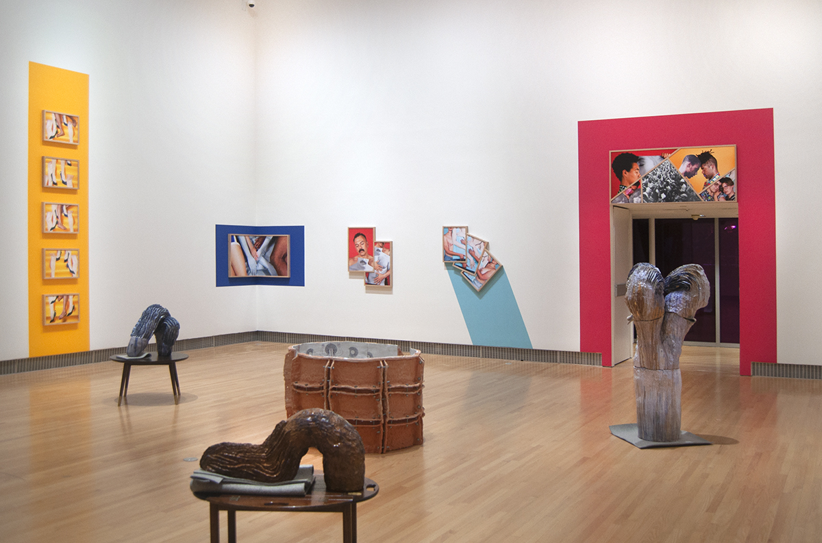Installation view of Gallery 1 in 'Bay Area Now 8.'