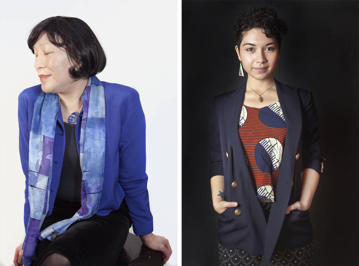 Photographs by Mia Nakano for the Visibility Project, L: Pauline Park of New York; R: Lokeilani Kaimana of Austin.