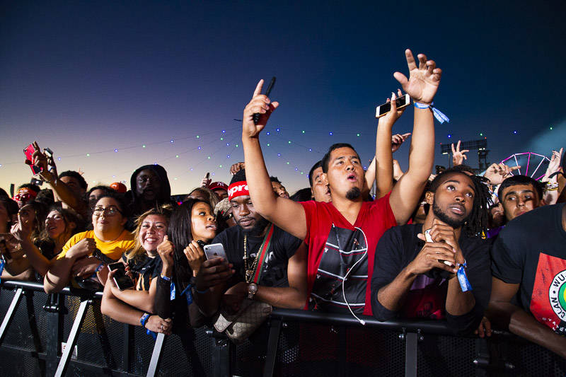 The crowd during Rolling Loud Bay Area on Sunday, September 16, 2018.