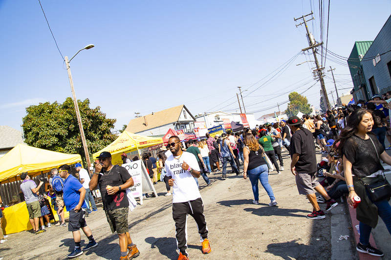 The crowd at Hiero Day in Oakland on Monday, September 3, 2018.