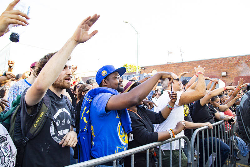 The crowd at Hiero Day in Oakland on Monday, September 3, 2018.