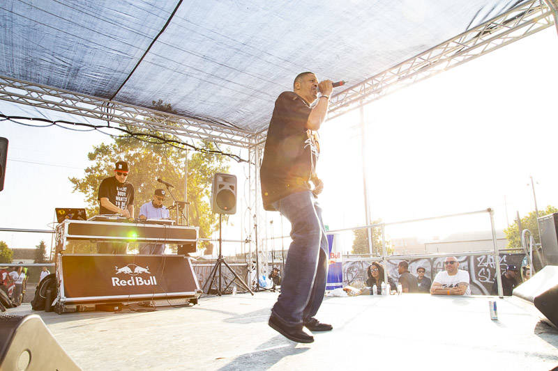 Chali 2na plays Hiero Day in Oakland on Monday, September 3, 2018.