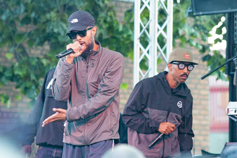 Hieroglyphics plays at Hiero Day in Oakland on Monday, September 3, 2018.
