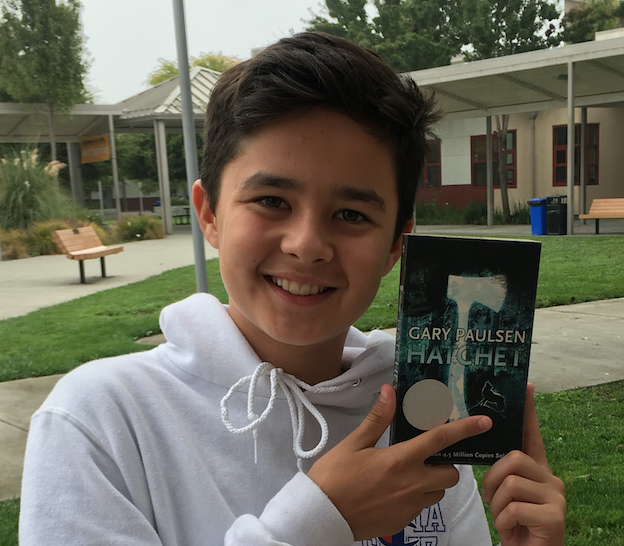 Zachary Moreno, 13, Kenilworth Junior High School, Petaluma, California