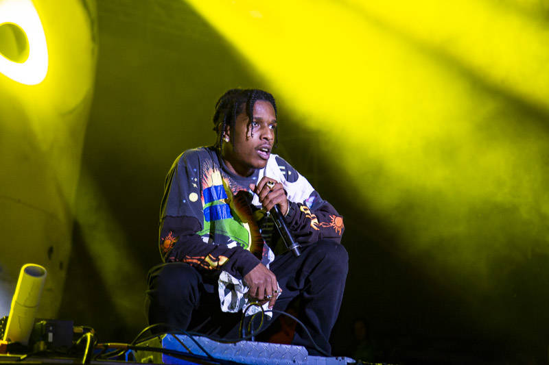 A$AP Rocky performs at Treasure Island Music Festival on Oct. 13, 2018. 