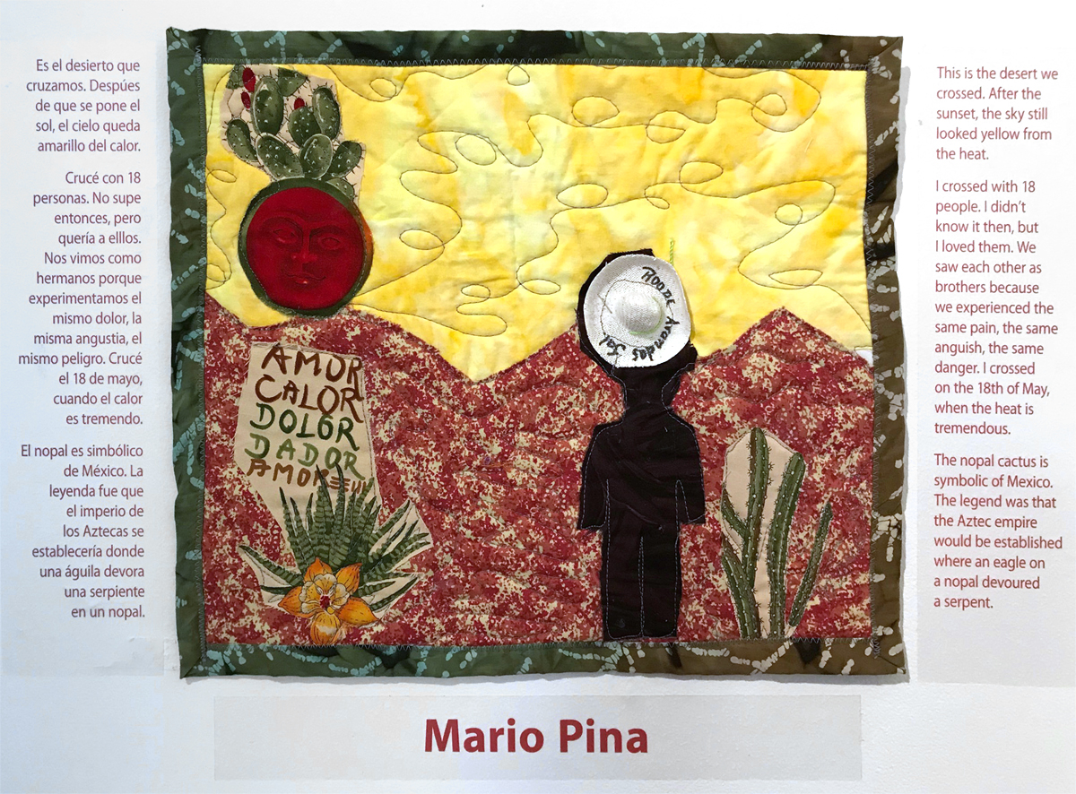 A textile by Mario Pina.