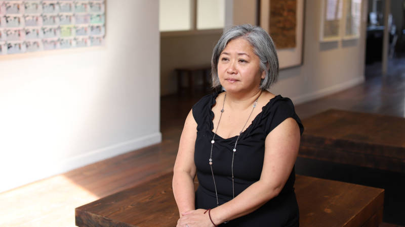 Lonnie Lee, director and curator at Vessel Gallery. Lee's landlord declined to renew the Oakland gallery's lease, citing a desire to take the building in a "different direction." 