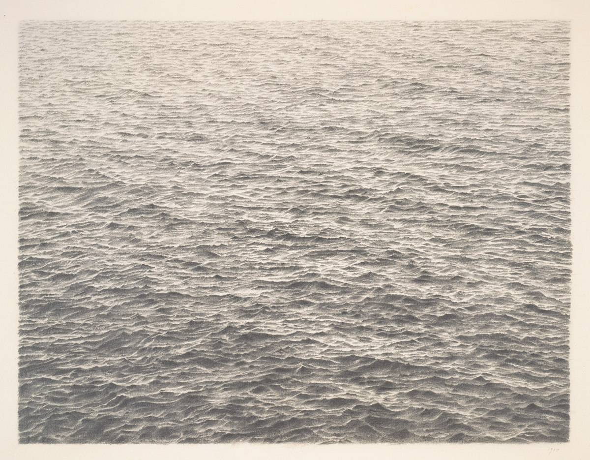Vija Celmins, 'Untitled (Ocean),' 1977.