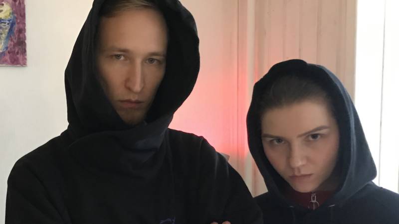 Last December, IC3PEAK's Nikolai Kostylev (left) and Anastasiya Kreslina (right) arrived in the Siberian city of Novosibirsk to give a concert, only to be detained by the police.