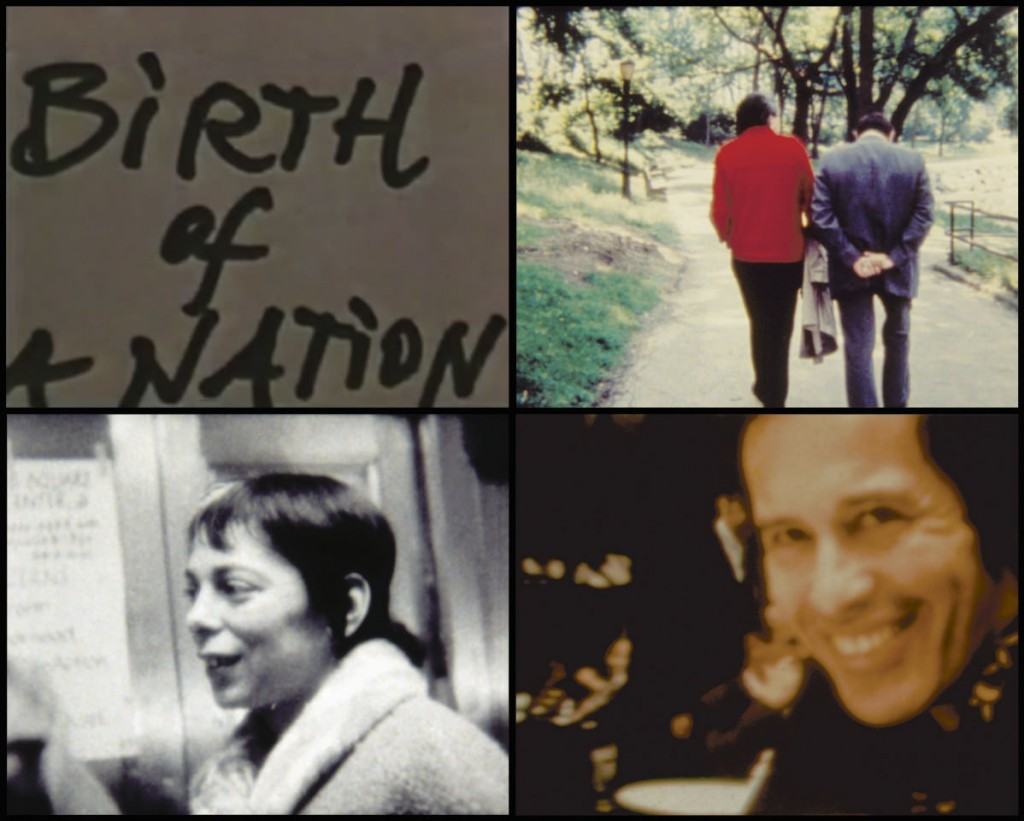 Images from Jonas Mekas' 'Birth of a Nation,' 1997.