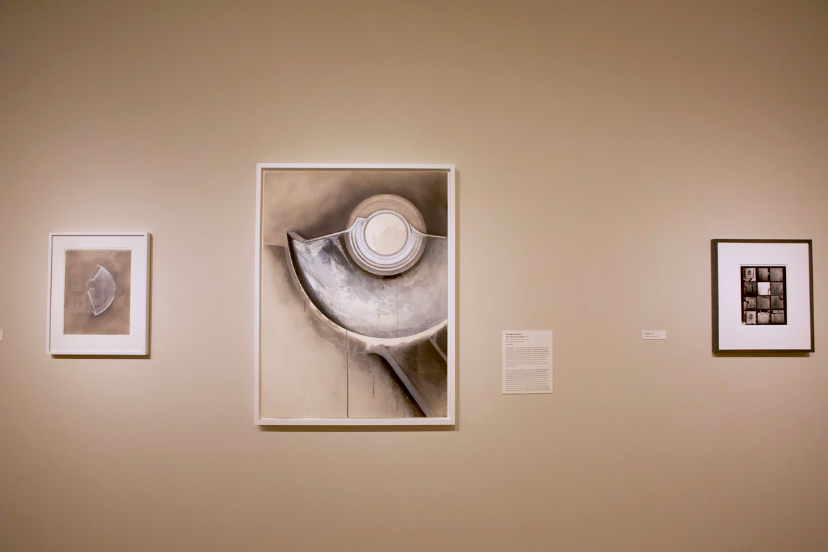 Installation view of 'Undersoul: Jay DeFeo' on view at San Jose Museum of Art, March 8-July 7, 2019.