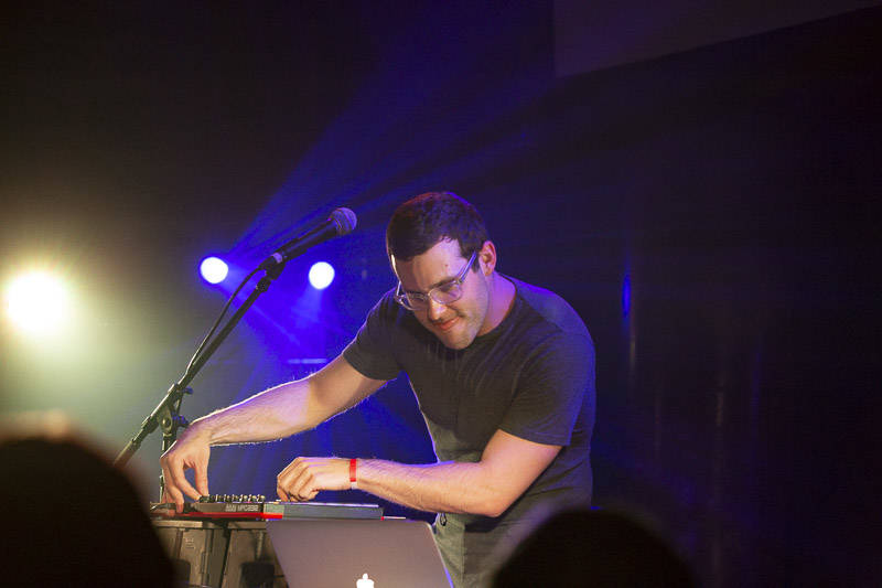 Electronic artist Will Wiesenfeld dazzles the crowd with witty stage banter and dance tunes during Baths set at Great American Music Hall on Wednesday, February 27, 2019.