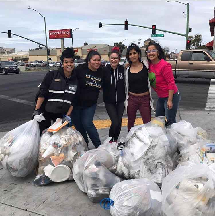 'Sideshows are part of our culture but trashing our city isn't!!' wrote user @HellaCrafty on Instagram, after cleaning up a sideshow intersection with friends.