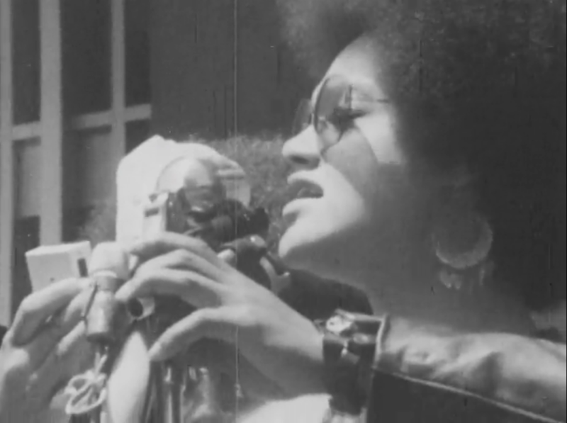 Kathleen Cleaver shown in a film from the Henry J. Williams Jr. Film Collection.